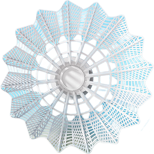 Peak Badminton Authentic Nylon Shuttlecocks High Elastic Durable Indoor Outdoor Windproof Training Competition 6-Pack Realistic Feathers