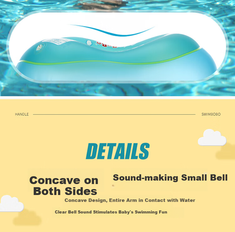 Swimbobo Children's U-Shaped Swim Ring, Baby Beginner Armpit Ring, Anti-Choking Water, Anti-Rollover Swim Ring, Swimming Equipment BO1012S 6