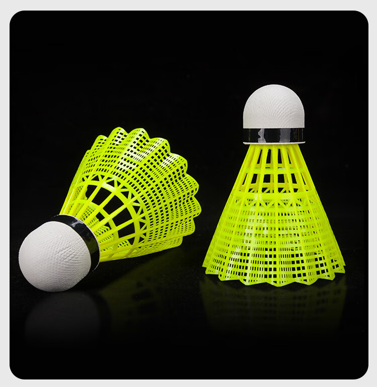 ENPEX Leshi 12-Pack Durable Nylon Shuttlecocks for Flight Stability Training and Competition S12 (Random Delivery) Badminton Shuttlecocks 6