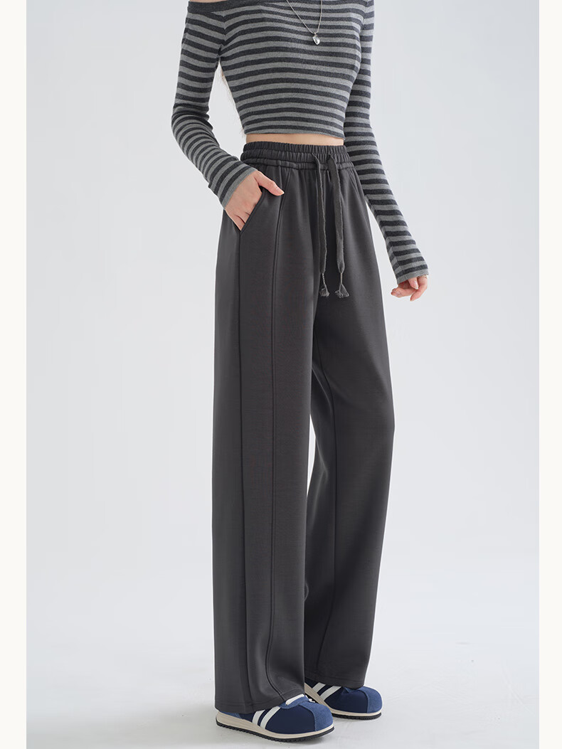 Borui Women's Casual Pants 50% Off 2026 New Spring Autumn Straight Loose Sports Sweatpants 20