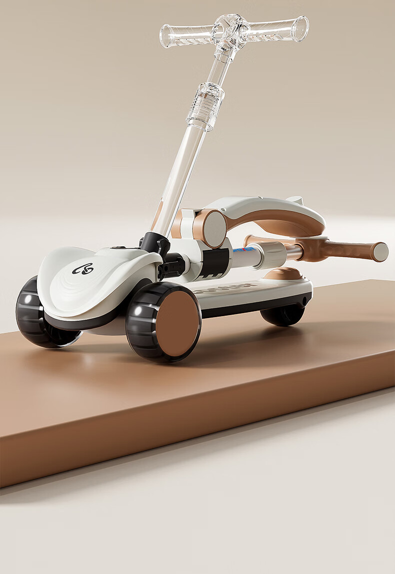 FOREVER Children's Scooter for Ages 1-12, Foldable Three-Wheel Wide Stable Ride-On Scooter for Boys and Girls 19