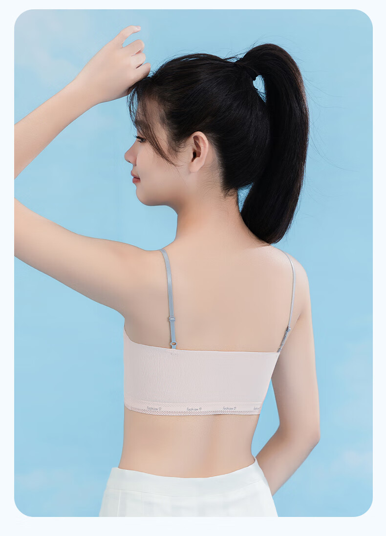 GUJIN Girls' Developmental Underwear Camisole Vest for Elementary and Middle School Girls, Large Kids' Children's and Teen Girls' Bra 5