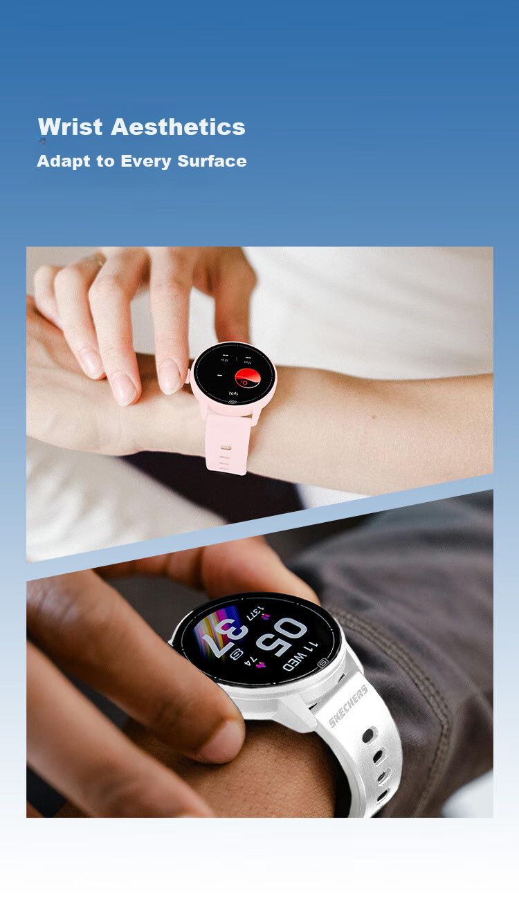 Skechers Smart Heart Rate, Blood Oxygen And Blood Pressure Monitoring, Outdoor Running Waterproof Multifunctional Sports Watch for Middle And High School Students 7