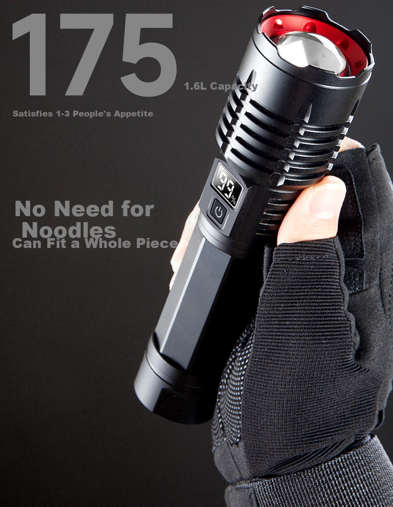 Aokesi High-Power Flashlight, Ultra-Bright Outdoor Zoomable Long-Range Rechargeable Multi-Functional Waterproof Portable Long Battery Life for Home Use 25