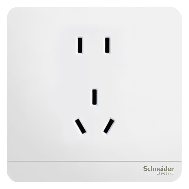 Розетка Schneider Electric Yishang, 5 гнезд, стандартная, 86*86 мм, белый