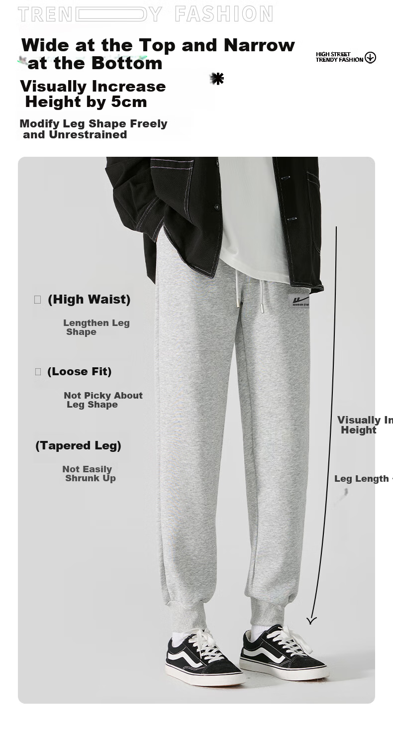 Warrior Sports Pants for Men, 2026 Autumn New Style, Youth Campus Outdoor, 300G Heavy-Duty Quality, Wear-Resistant Casual Pants A 7