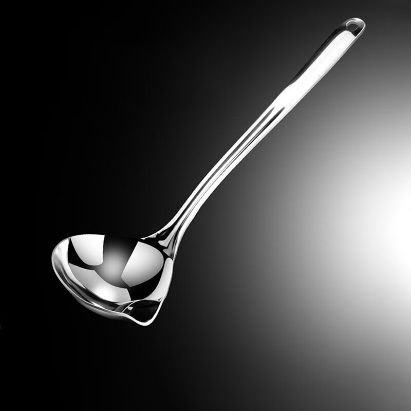 40,000 Kilometers 304 Stainless Steel Oil Separator Ladle Soup Strainer Kitchen Oil Filter Ladle Hot Pot Skimmer Oil Skimming Spoon Oil Soup Separator