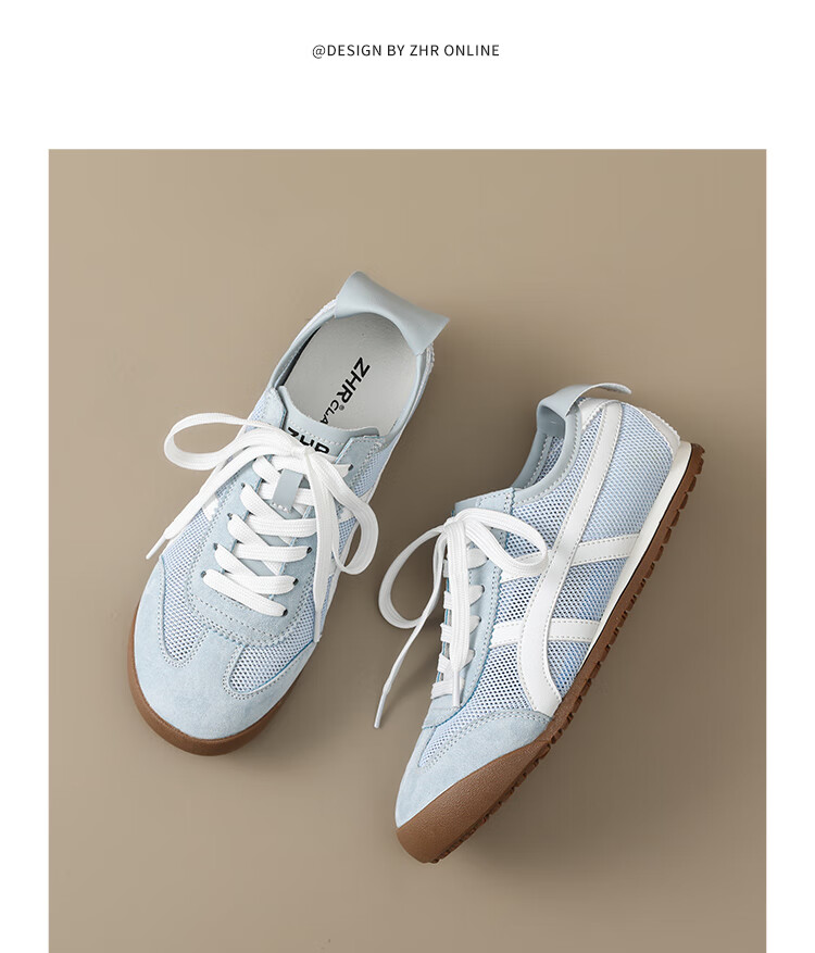 ZHR ZEZEDER Women's Summer Mesh Breathable White Lightweight Flat Sports Shoes BT102PE Silver 38 23