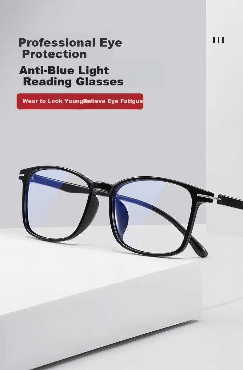 FENCHI Reading Glasses for Men, Ultra-Light Anti-Blue Light Fatigue-Resistant High-End Brand Genuine Product High-Definition Middle-Aged Women Elderly Presbyopic Glasses 1
