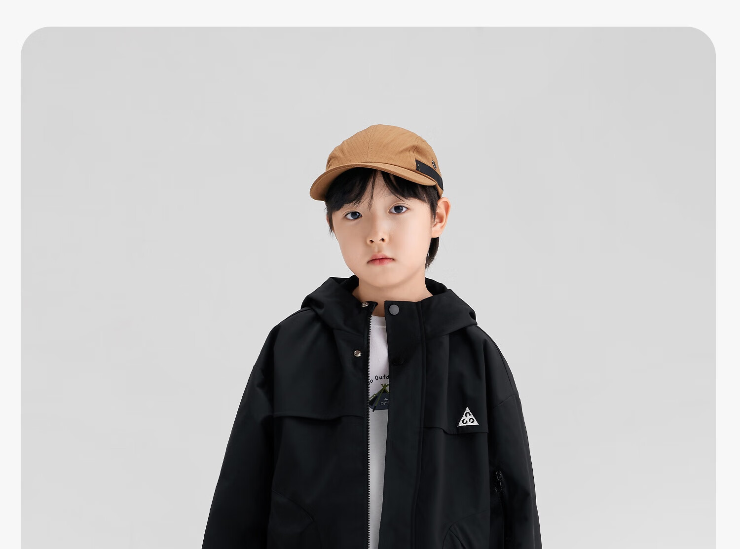 Zuo Xi Kids Children's Softshell Jacket 2025 New Autumn Boys Windproof Waterproof Coat Red 140 39