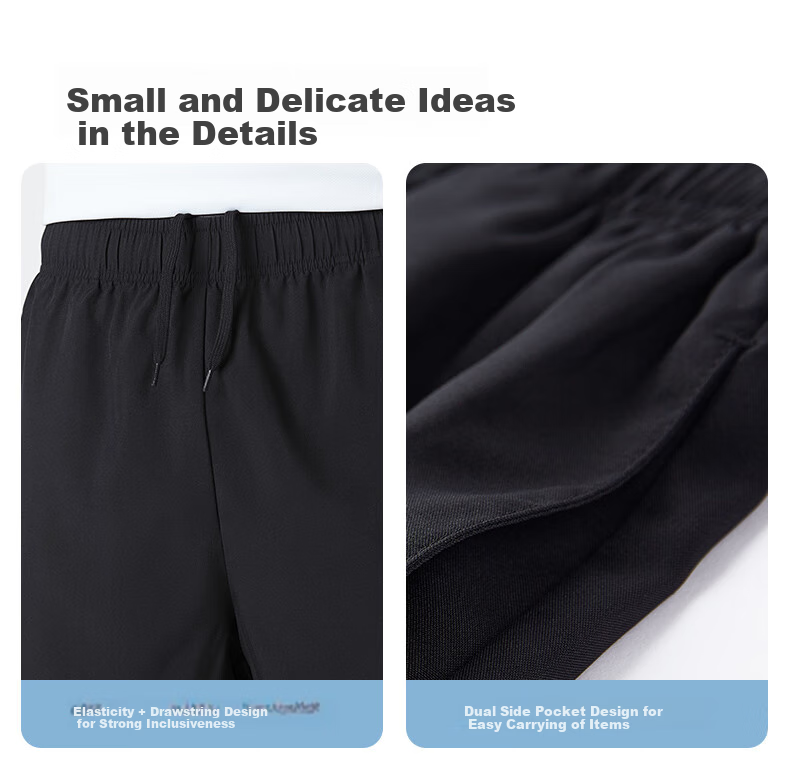 CAMEL Quick-Dry Breathable Shorts for Men And Women, Straight Loose Fit Outdoor Casual Sports Knee-Length Pants for Summer, Men's Size L 12