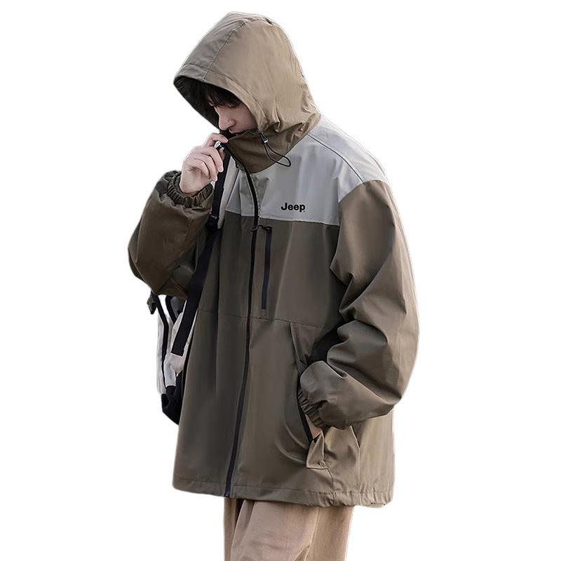 JEEP 3-in-1 Men's Detachable Windproof Waterproof Jacket Autumn Winter 2025