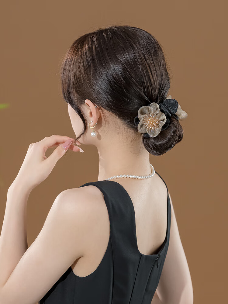 CHIMERA Floral Hair Claw High-End Hair Clip Lazy Bun Hairpin Women Hair Accessories Birthday Gift 1