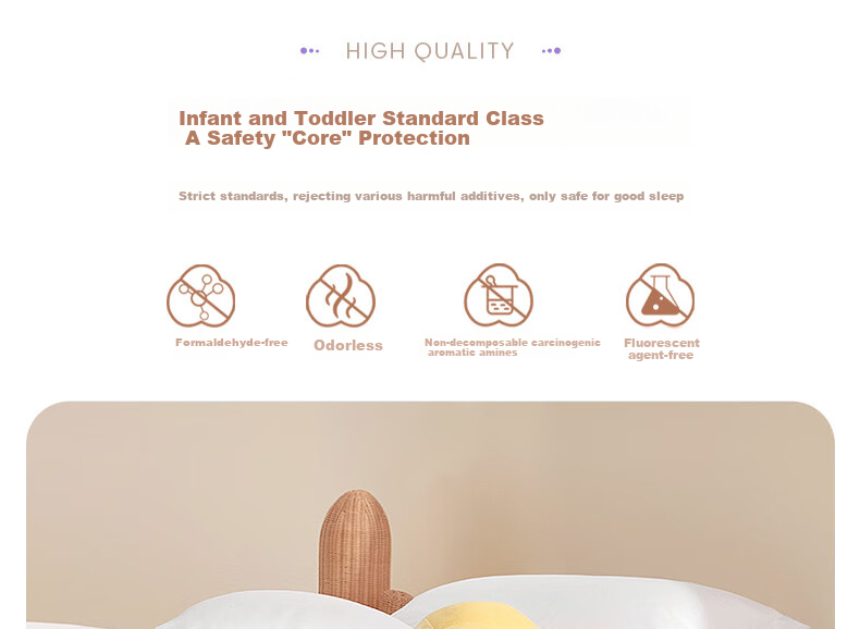 Luolaikids Infant And Toddler Class A Pure Cotton 79% Soybean Quilt, Children's Student Single Bedding, Autumn And Winter Comforter, 150*215 4