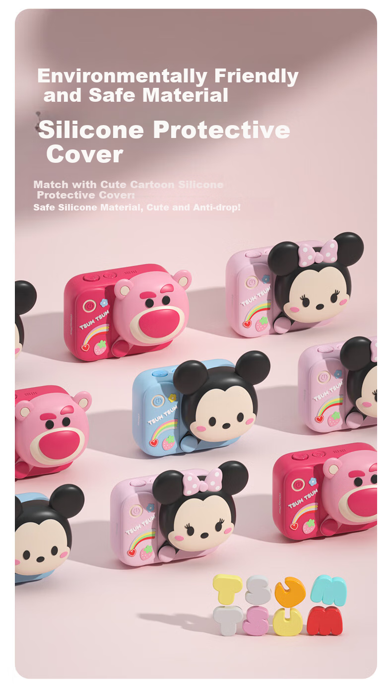 Disney Children's Digital Camera, Handheld Portable CCD Camera with Video Function, Instant Camera, Birthday Gift for Boys And Girls 9