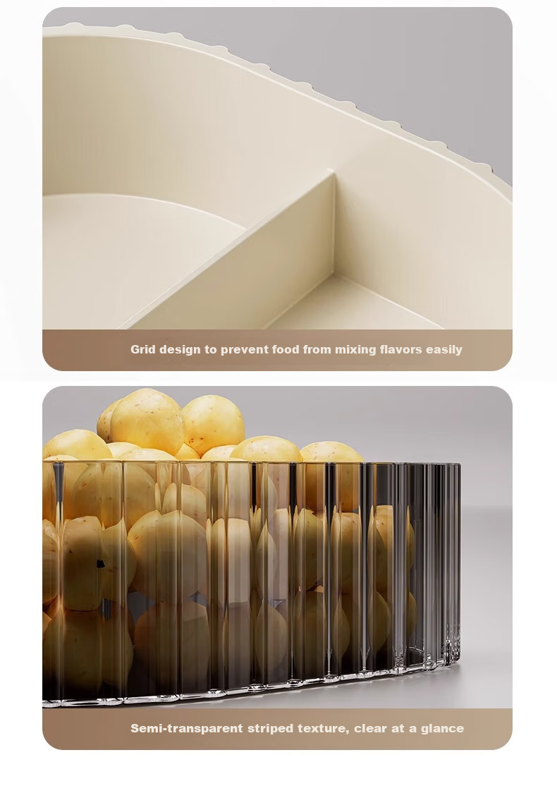 Jiadu Dried Fruit Snack Storage Box, New Draining Basket, Living Room Coffee Table Dried Fruit Tray, Candy Display Plate, Light Luxury High-End 18