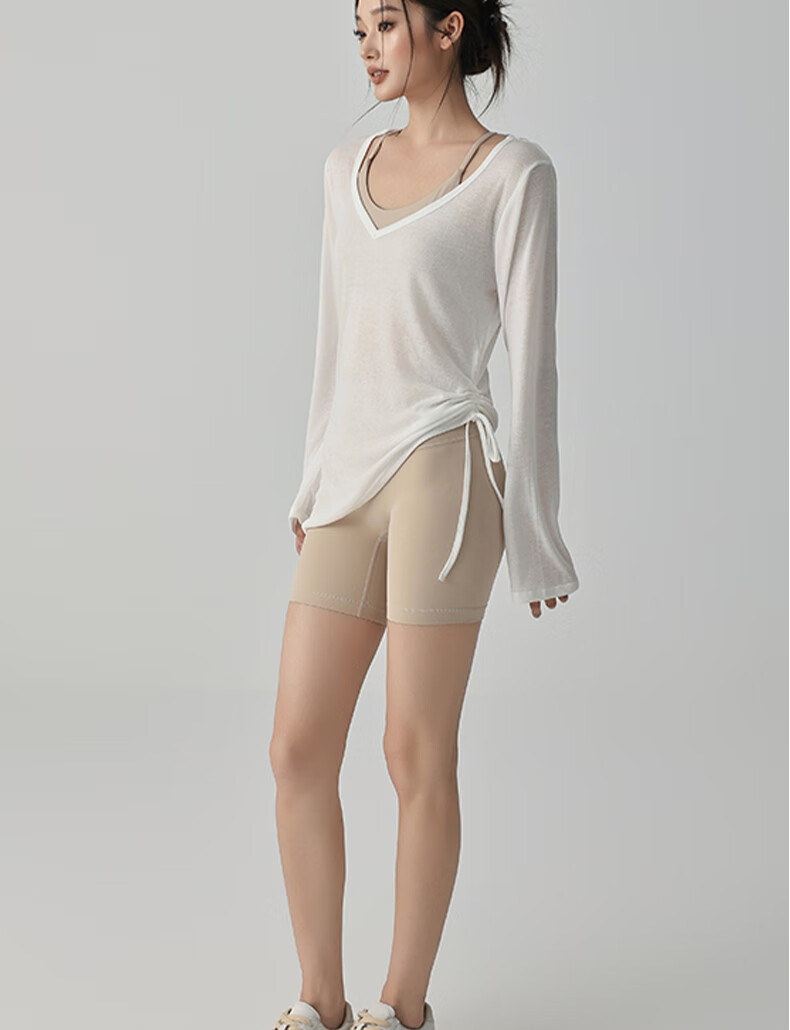 XUEXIMAN New Loose Sports Pullover Women Advanced Professional Training Fitness Pilates Top Quick-Dry Yoga Long Sleeve 11