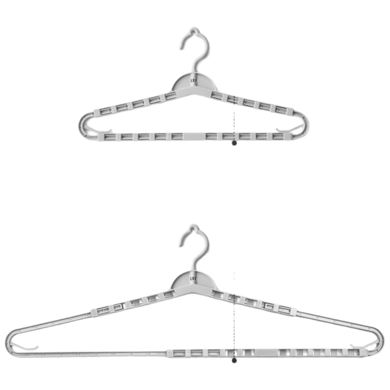 Baicaoyuan Retractable Coat Hanger Clothes Drying Rack Quilt and Bedsheet Drying Tool Towel Drying Rack Retractable Clothes Hangers 2pcs
