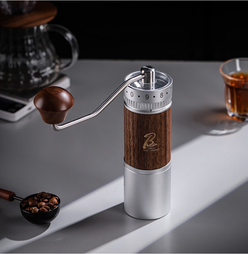 Bincoo Seven-Star 46mm Large Blade Manual Coffee Grinder Hand-Crank Espresso Coffee Bean Mill 1