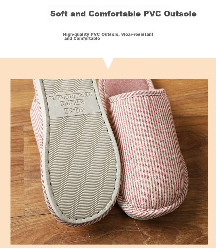 FOOTOPPO Slippers for Men And Women, Non-Slip Comfortable Cloth Slippers, Home Shoes for Couples, Large Size Men's Slippers 11