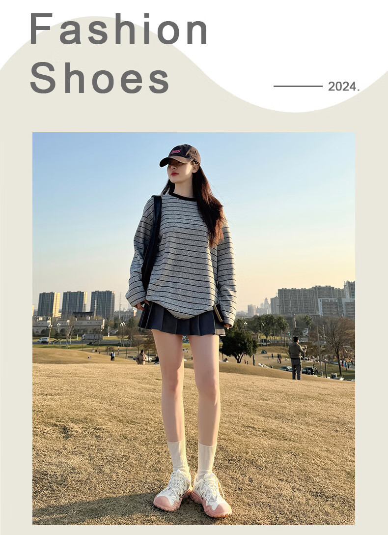 HUANQIU Thick-Soled Ugly-Cute Hiking Shoes for Women, 2026 New Outdoor Trekking Shoes, Versatile Casual Couple Dad Shoes 11