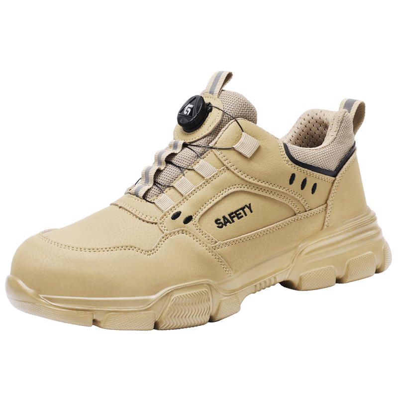 Fumeier Men's Winter Safety Work Shoes Steel Toe Anti-Smash Anti-Puncture Soft Sole Waterproof Construction Site Safety Shoes F055L-1 Size 44