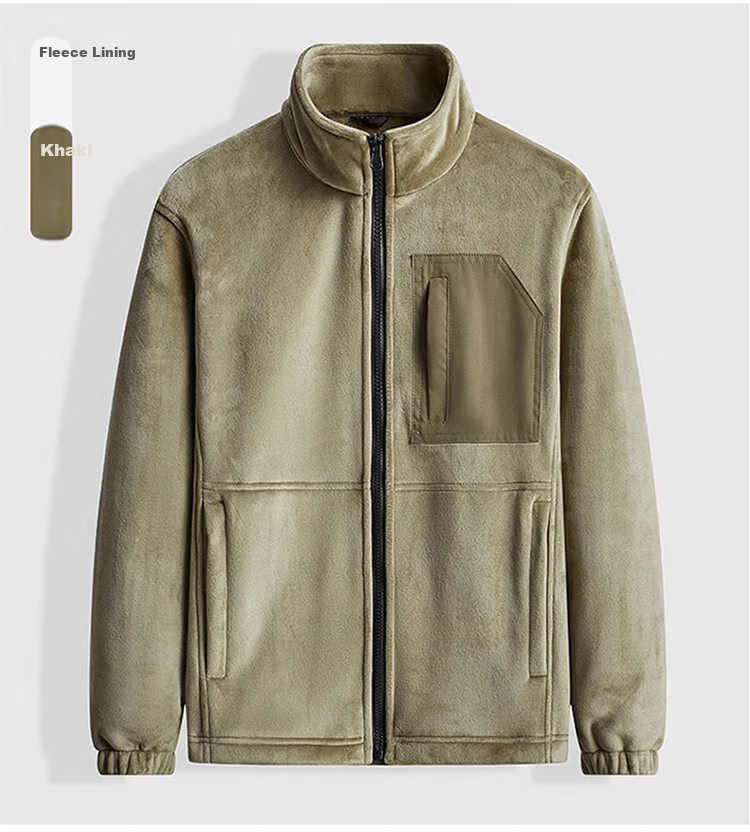 JEEP SPIRIT Men's Three-In Jacket, Autumn And Winter Casual Loose-Fitting Hooded Workwear Coat for Me 10