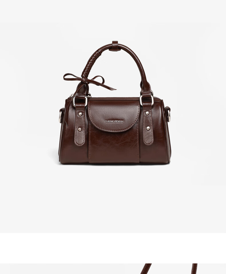 Aiqinghai Women's Handbag, Cowhide Crossbody Bag, Commuter Tote Bag, Luxury Brand, Practical Birthday And Mother's Day Gift for Mom 11