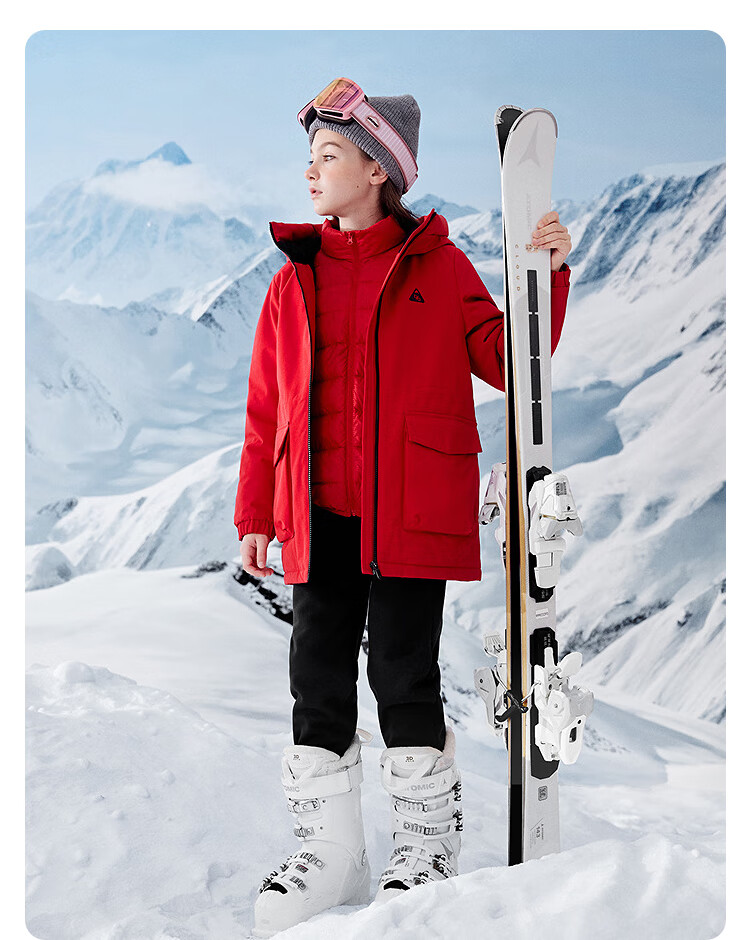 BALABALA balaOne Kids Down Jacket Boys Protective Thickened Winter Girls 2025 Two-Piece Set 208425107225 8