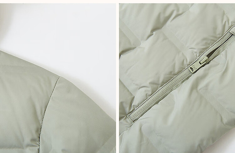 Demana [Milk Ball First Snow] Women's Winter High Warmth 90% Duck Down Quilted Tape Edge Down Jacket 37