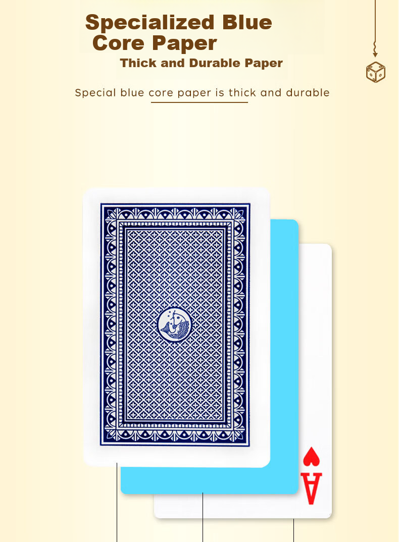 Diaoyu Playing Cards, High-Quality Durable Anti-Peeping Poker Cards, Entertainment for Card Rooms And Home Use, Doudizhu Poker Cards, 10 Decks Set, 8068 4