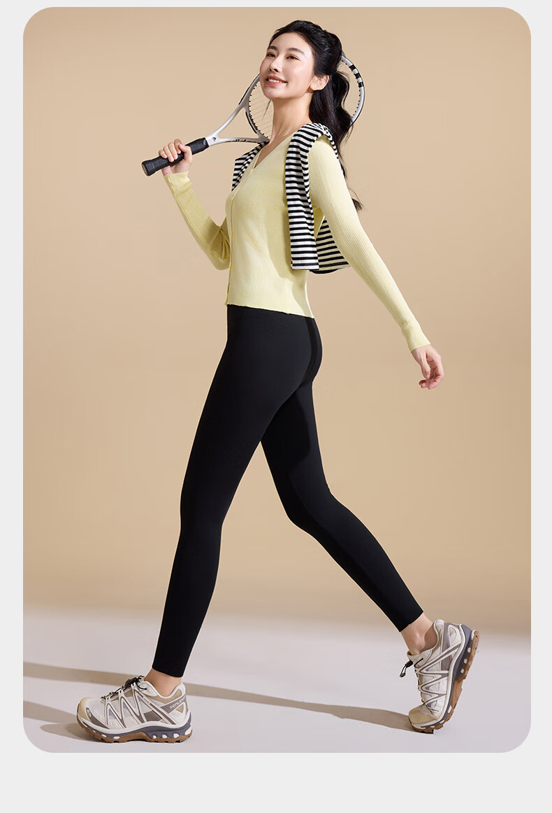 MiiOW Shark Pants [Graphene Thermal] Fleece-Lined Thickened Autumn Winter Leggings Slimming Shaping Warm Palace 2025 New Edition 17