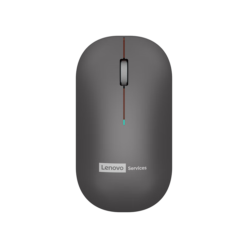 Lenovo Dual-Mode Silent Mouse M232 Gray 2.4G Wireless Bluetooth Lightweight Portable Ergonomic Mouse for Laptop Desktop Tablet All-in-One