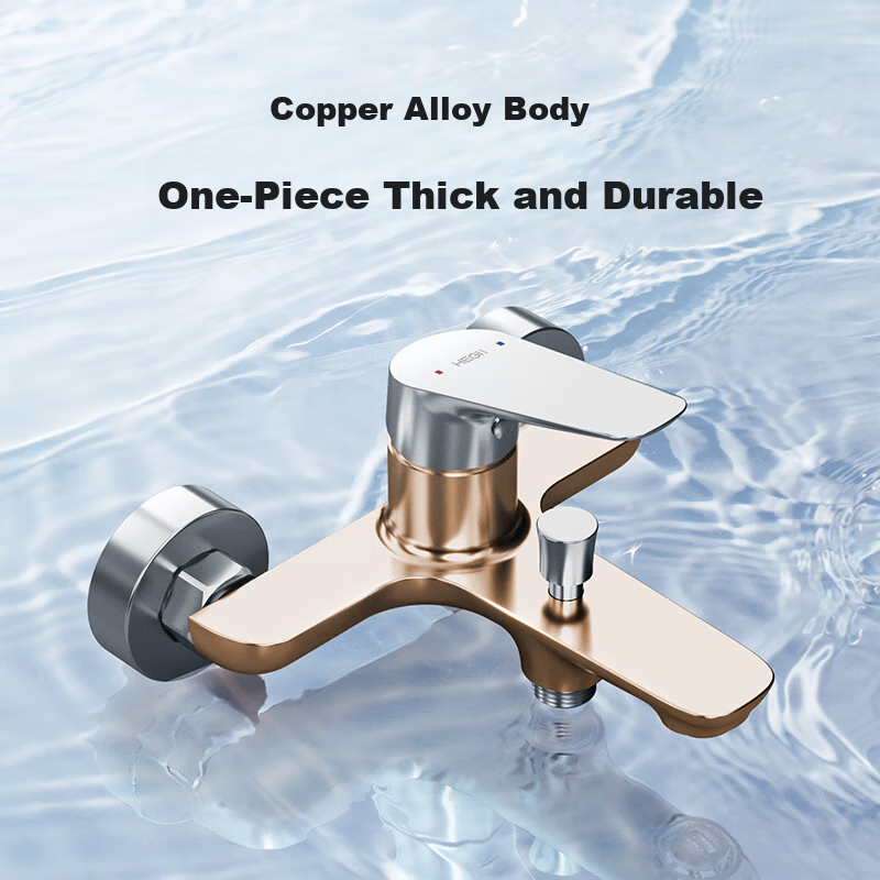 HEGII Shower Head, Copper Alloy, Compact Size, Detachable Handheld High-Pressure Spray Head, Model HMF931-21B