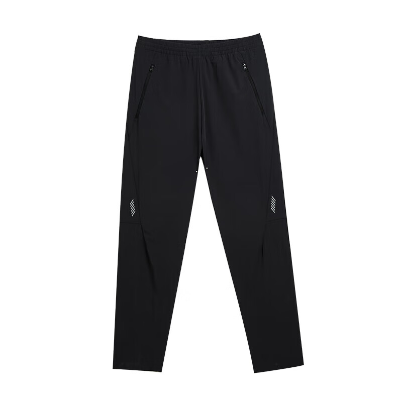 KAWASAKI Men's Woven Badminton Training and Competition Quick-Dry Casual Pants C1532 Black 2XL