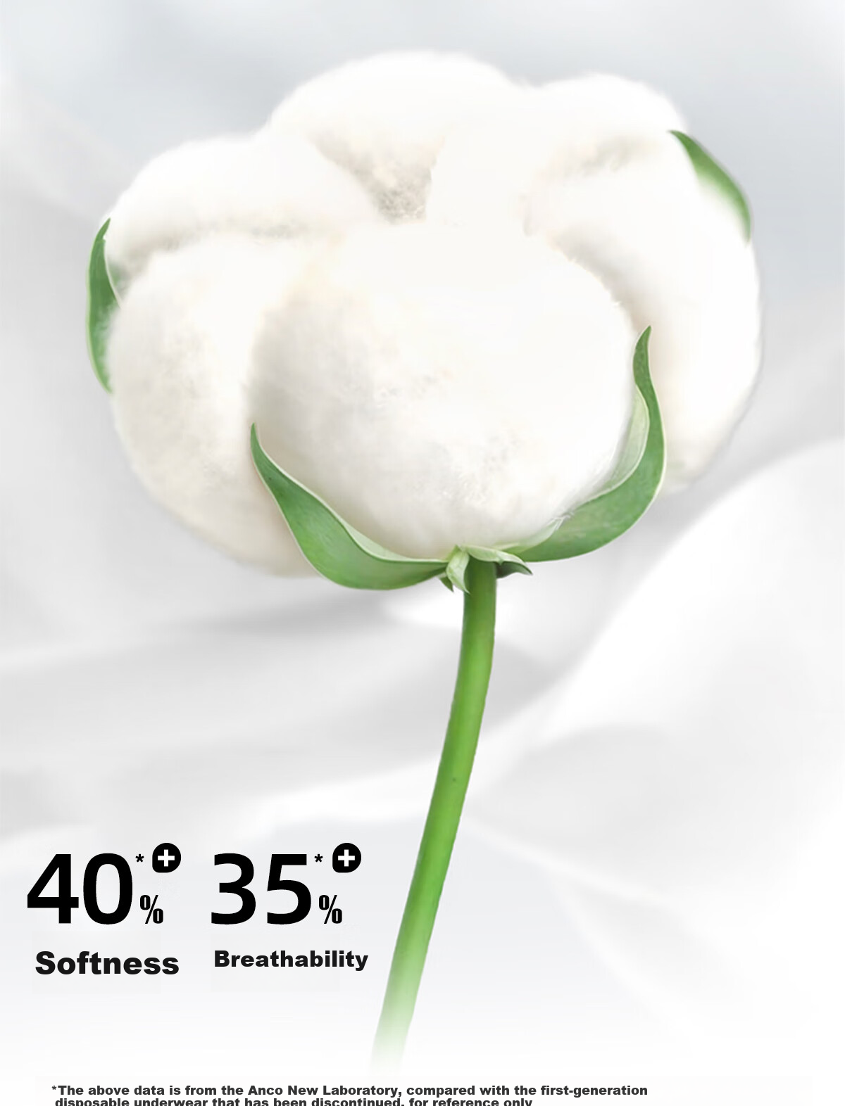 Ankexin Pure Cotton Disposable Underwear for Women, 100% Cotton, No-Wash, 15 Individually Wrapped, for Pregnant Women, Menstruation, Travel, Business Trips, XL Size 4