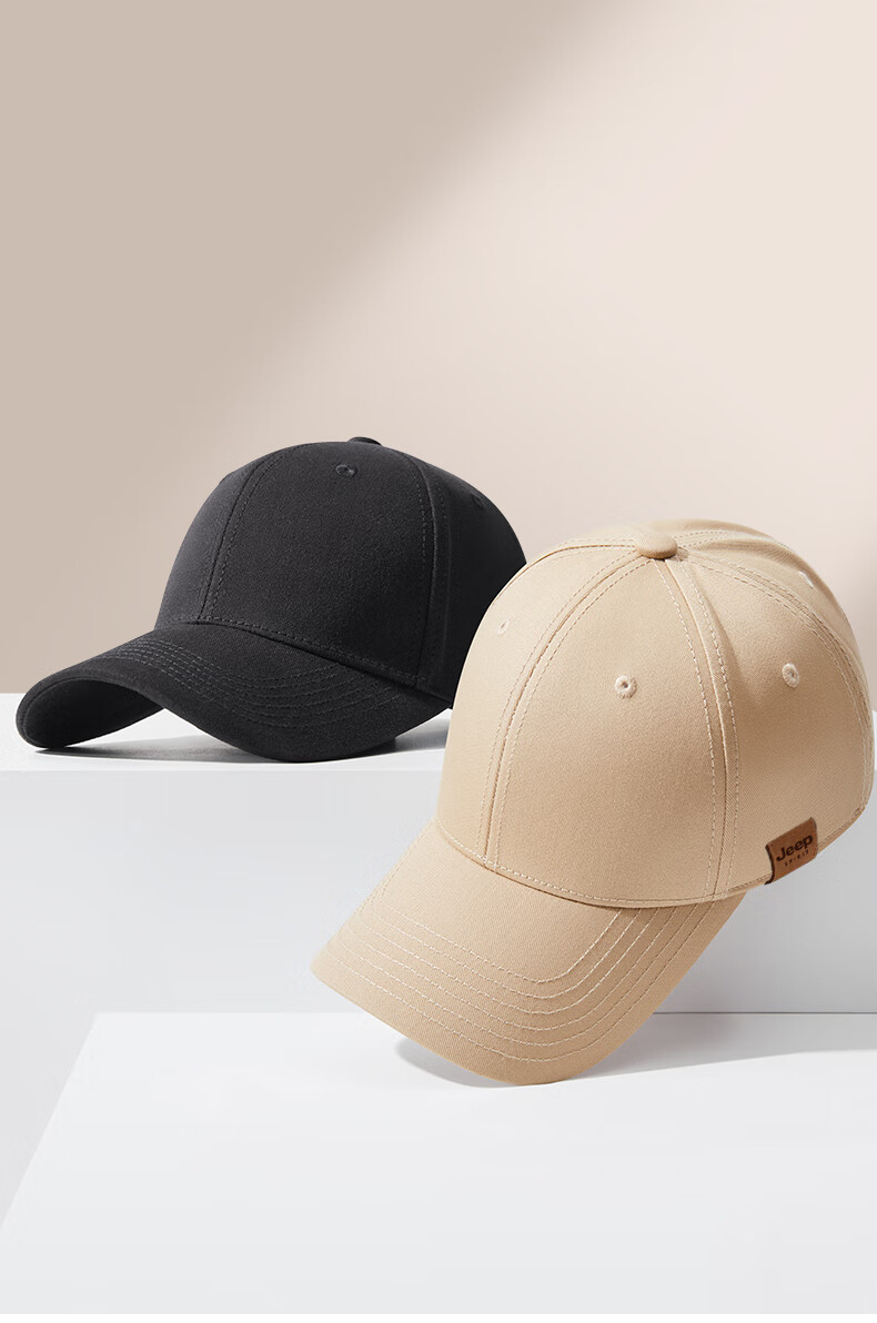 JEEP SPIRIT Men's Baseball Cap Comfortable Wide Brim Deep Fit Duckbill Cap 1