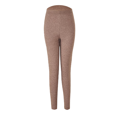 MiiOW Women's Winter Cotton Pants Fleece Lined Thick Wool Warm Pants Anti-Cold Extra Thick High Waist Fleece Trousers for Middle-aged and Elderly Northeast