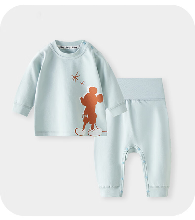 Disney Kids Pajamas Boys Girls Baby Cotton Autumn Clothes Homewear Infant Spring Autumn Underwear Set Size 80 2
