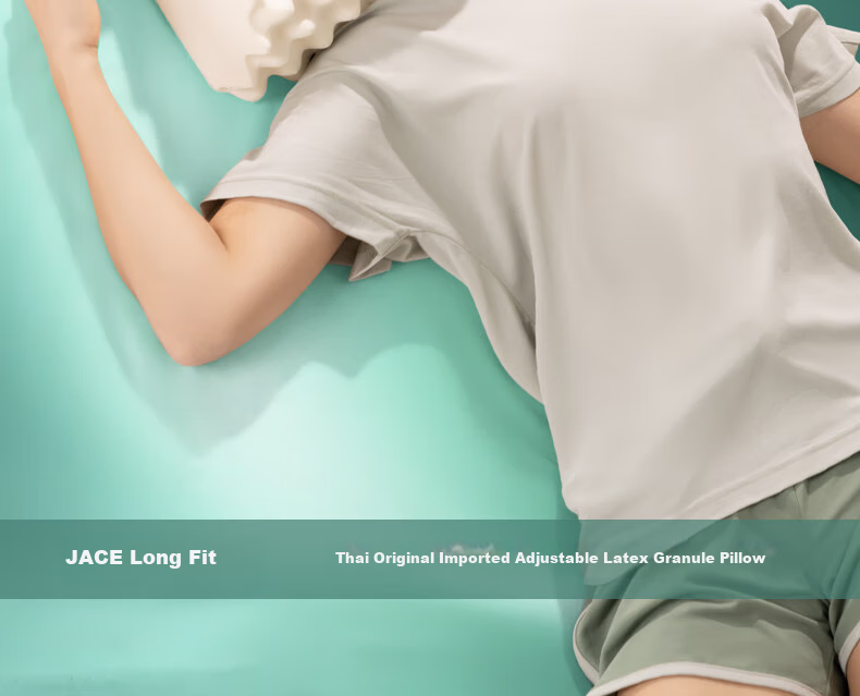 JaCe Thai Imported Latex Pillow, Bread-Shaped Cervical Pillow, 96% Natural Latex Content 3