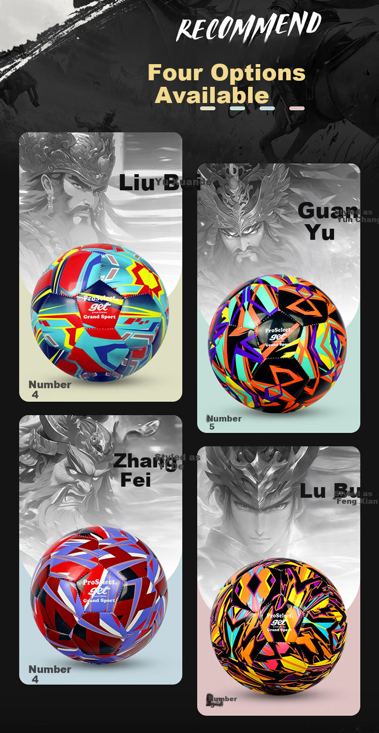 ProSelect No.5 Soccer Ball for Primary And Secondary School Students' Training, Adult Matches, Durable Football GS231M 2