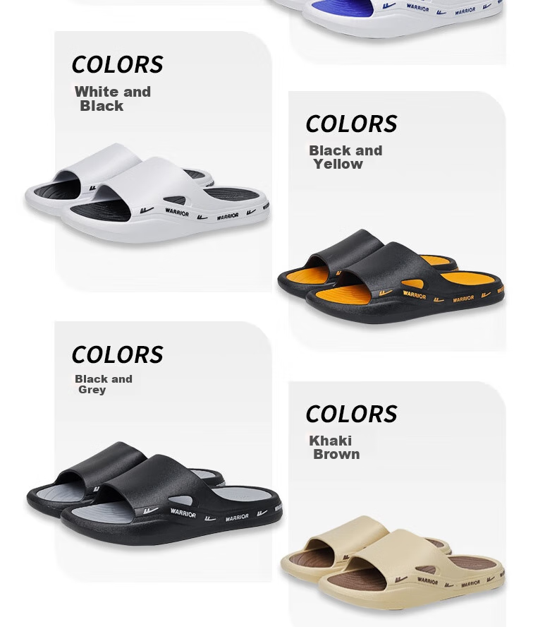 Huili Soft Cushion Thick-Soled Men's Sports Indoor And Outdoor Wear-Resistant Non-Slip Sandals HL3992 Black And Gray Size 40-41 12