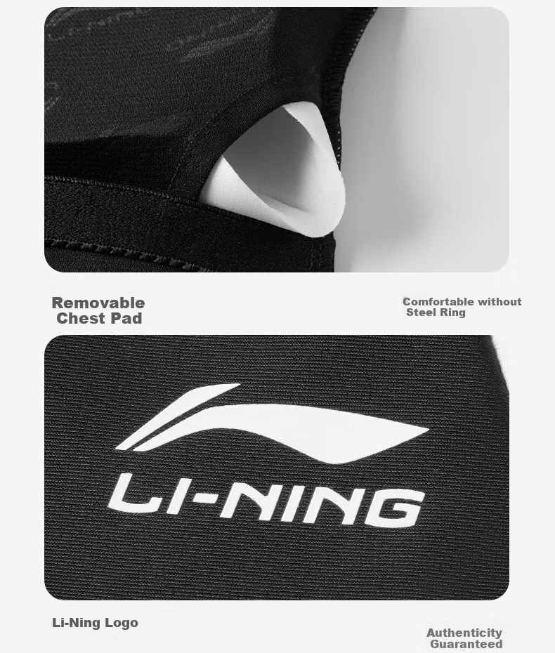 Li-Ning Children's Two-Piece Swimsuit for Girls, 2025 New Style Swimwear, Conservative Sun Protection Swimwear Set for Older Children And Middle School Students 19