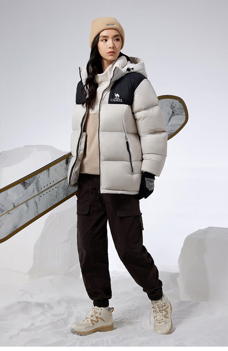 CAMEL [Little Sun - Graphene] Autumn Winter Outdoor Thickened Warm Unisex Down Jacket Puffer Coat 21