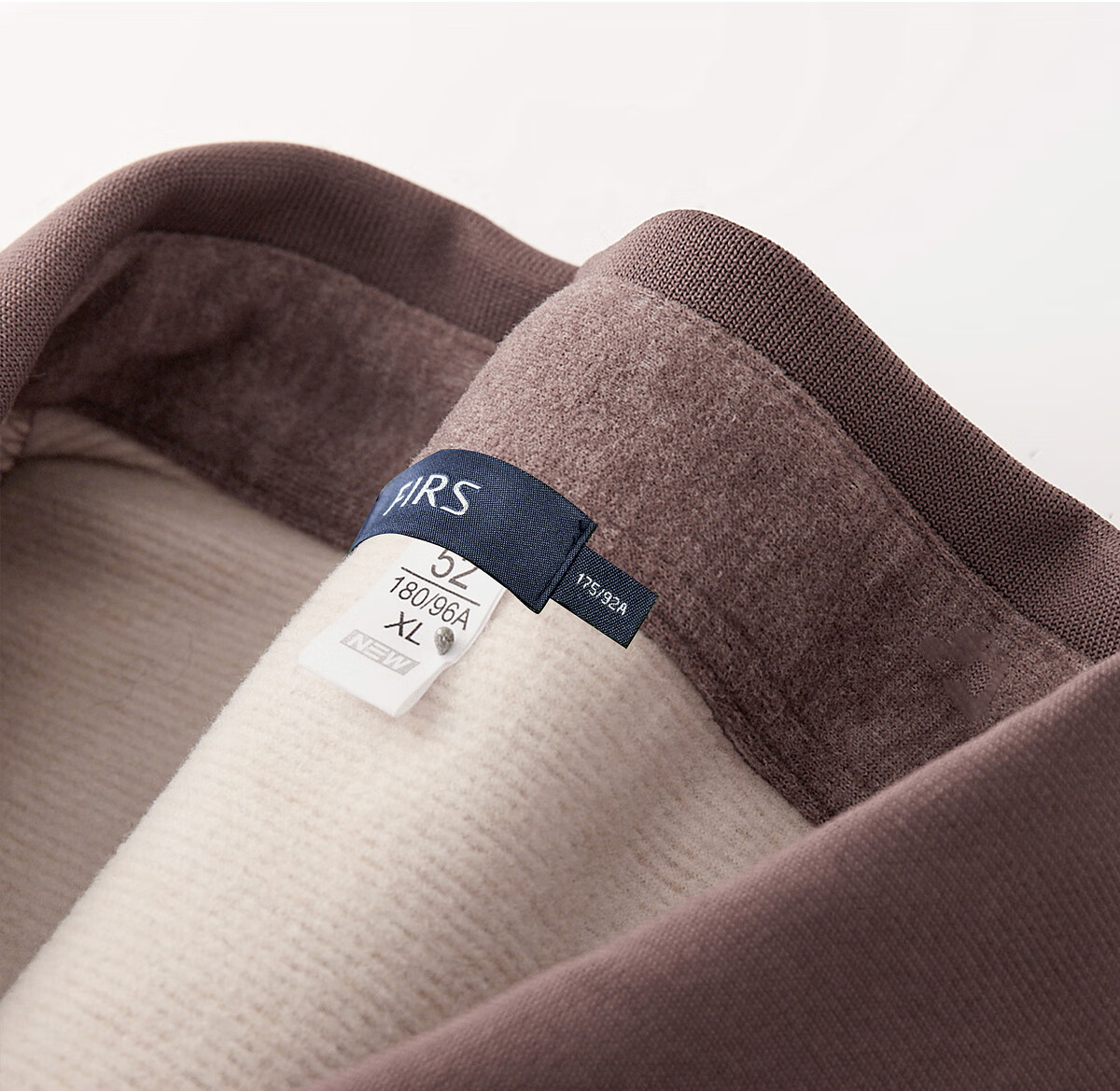 FIRS Thickened Velvet Long Sleeve Polo Shirt Men Wool Silk Blend Warm Soft Business Casual Top 4