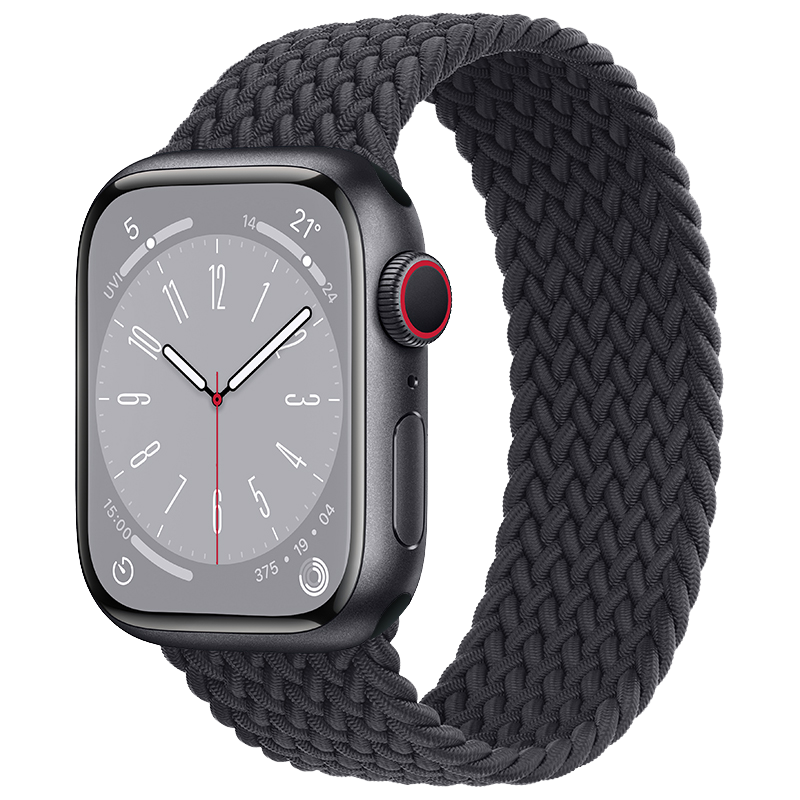 BHO Elastic Nylon Woven Single Loop Band for Apple Watch SE3 S11 S10/9/8/7/6/Ultra 3/2/1