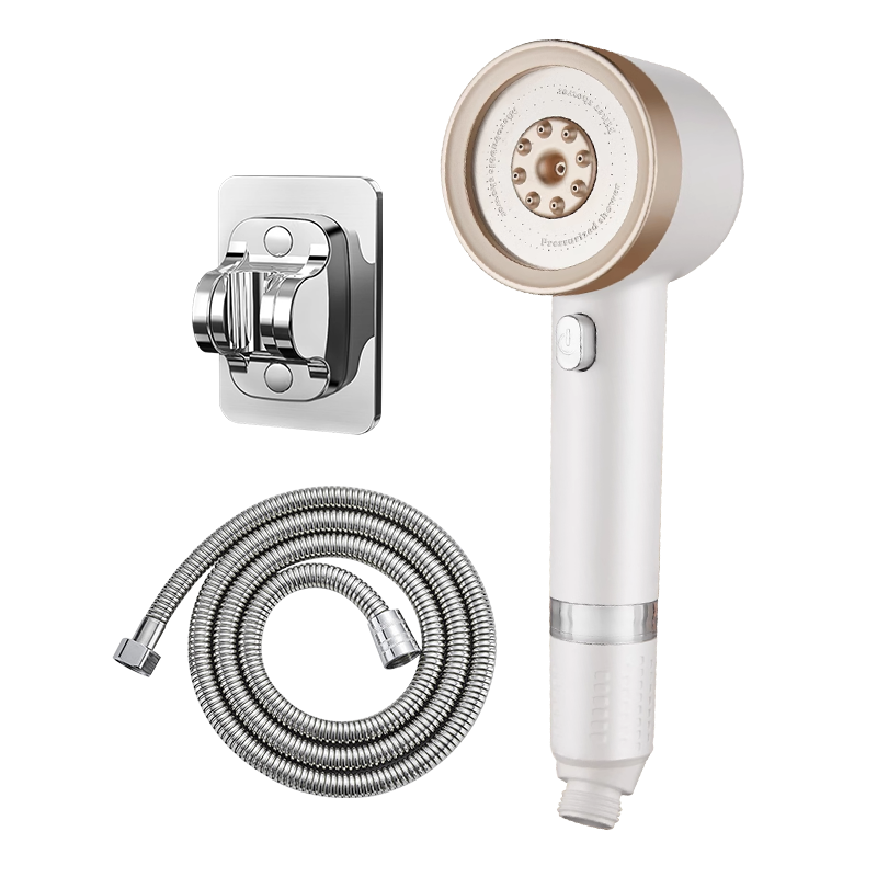HOMK Germany Filtered Shower Head Three-Piece Set High-Pressure Handheld Shower Head Shower Sprayer
