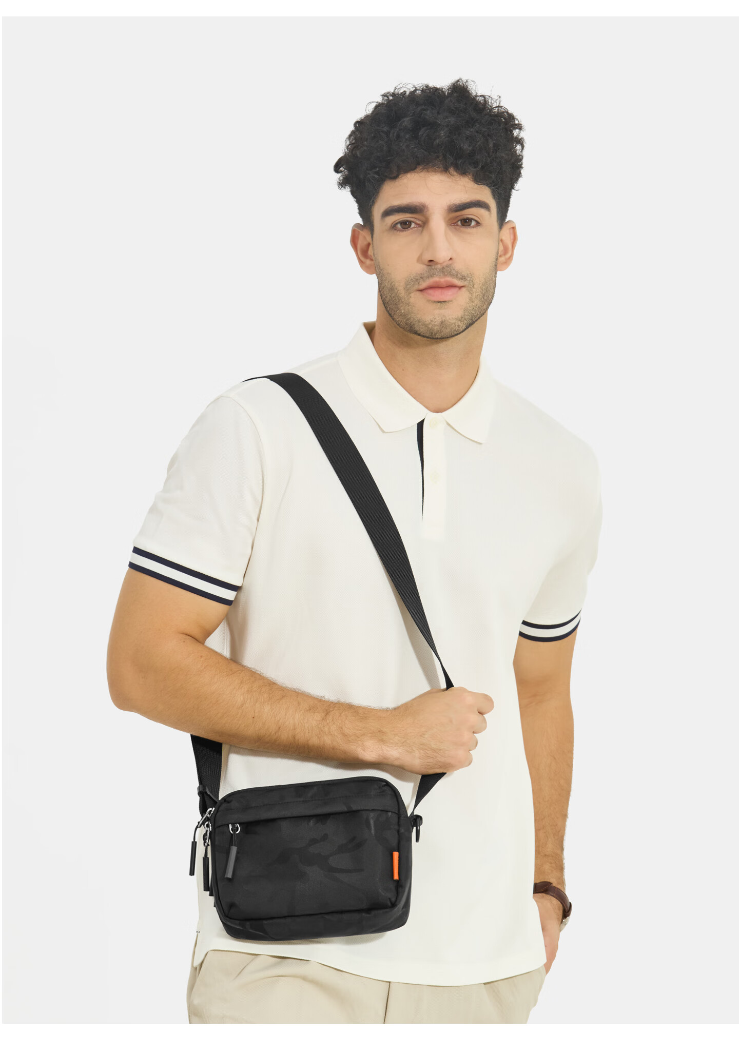 BJIAX Portable Crossbody Bag for Men, Lightweight Commuter Camouflage Messenger Bag, Casual Trendy Shoulder Bag, Teacher's Day Gift 5