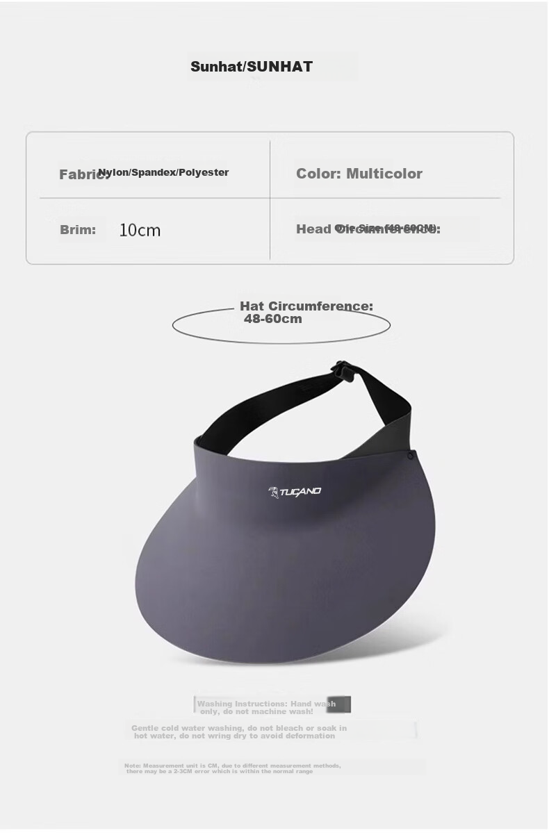 TUCANO [High-End Real Sun Protection] Women's Sun Hat, Visor Cap, Summer Sun Hat, UV Protection Hat for Wome 6