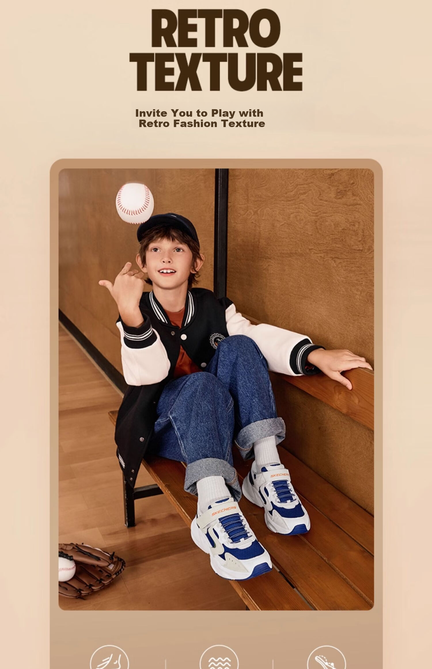 Skechers Children's Fashionable Boys' Casual Shoes, Panda Dad Comfortable Sneakers, Wear-Resistant Running Shoes, 405304L 3